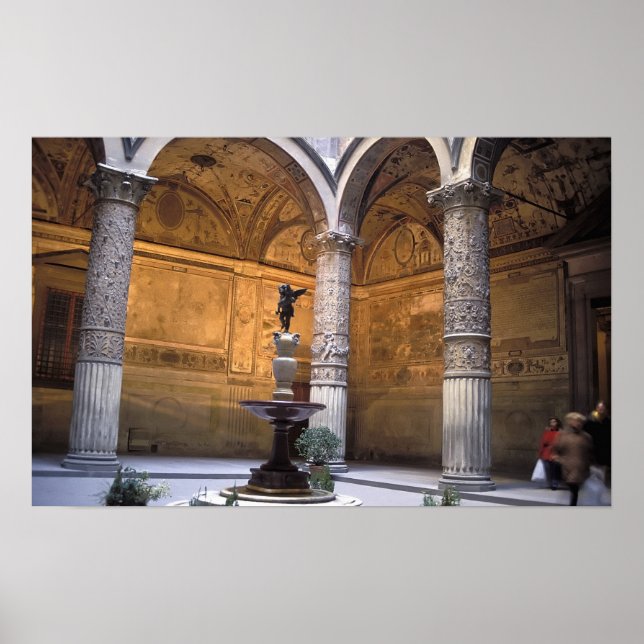 Affiches Copie de Putto avec dauphin par Andrea del (Devant)