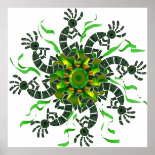 Affiches Copie de roue de Kokopelli