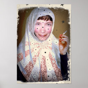 Affiches Copie de tabagisme de toile de nonne