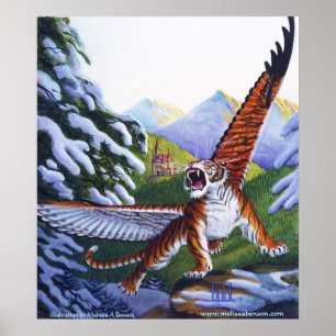 Affiches Copie de tigre de vol