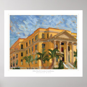 Affiches Copie de tribunal de Palm Beach