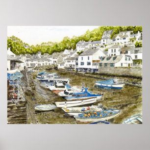 Affiches Copie "des fonds boueux (Polperro)"