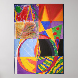 Affiches Copie flamboyante de calice d'UU