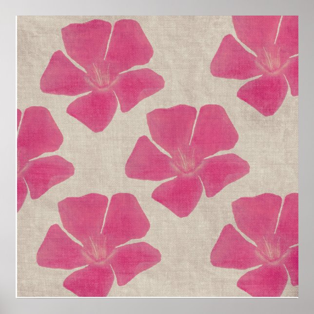 Affiches Copie rose de fleur (Devant)