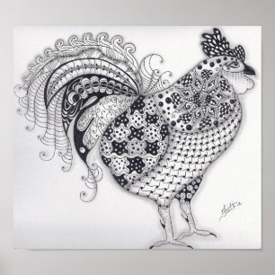 Affiches Coq pleine taille