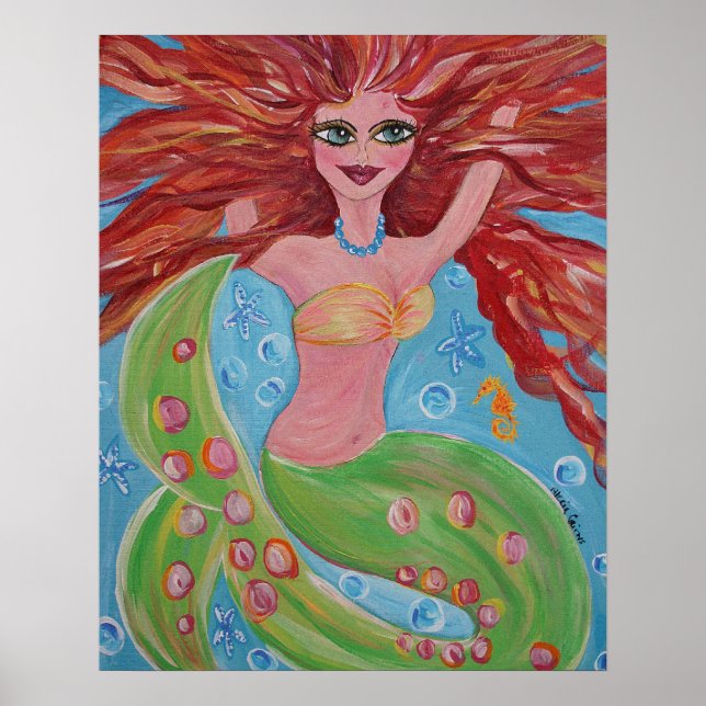 Affiches Coralyn Mermaid (Devant)
