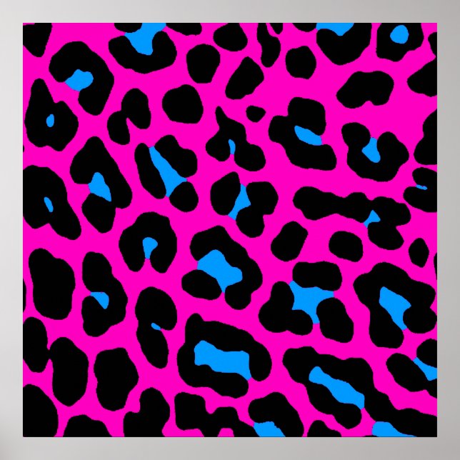 Affiches Corey Tiger 80s Retro Leopard Motif (Devant)