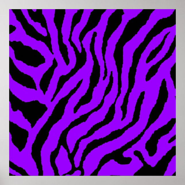 Affiches Corey Tiger 80s Retro Tiger Motif (Devant)