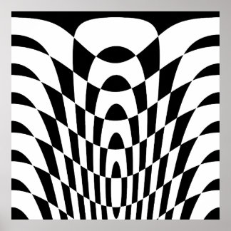 Affiches Corey Tiger 80s Vintage Op Art
