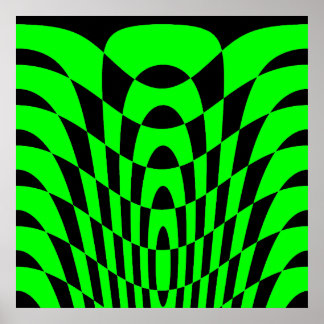 Affiches Corey Tiger 80s Vintage Op Art
