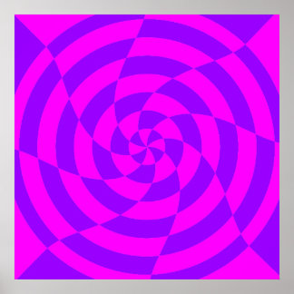 Affiches Corey Tiger 80s Vintage Op Art