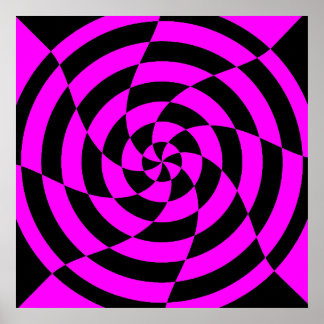 Affiches Corey Tiger 80s Vintage Op Art