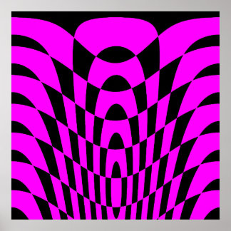 Affiches Corey Tiger 80s Vintage Op Art