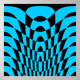Affiches Corey Tiger 80s Vintage Op Art