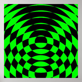 Affiches Corey Tiger 80s Vintage Op Art
