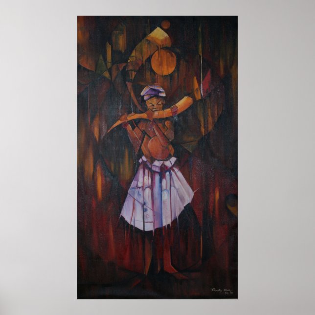 Affiches Corne des Anciens toile Imprimer (Devant)