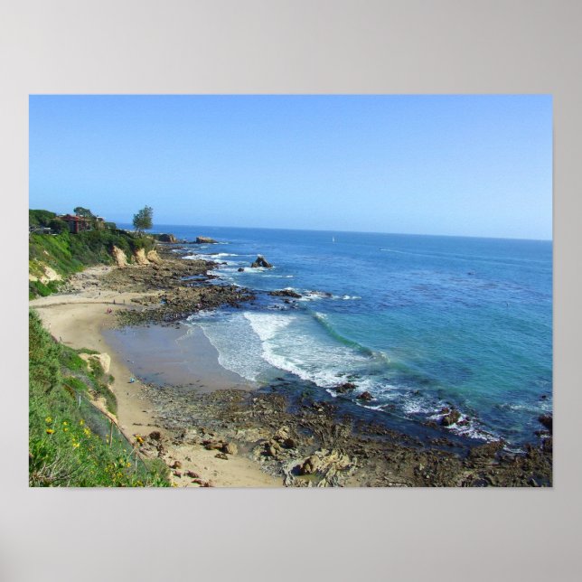 Affiches Corona Del Mar Californie CA (Devant)