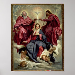 Affiches Coronation de la Vierge, c.1641-42