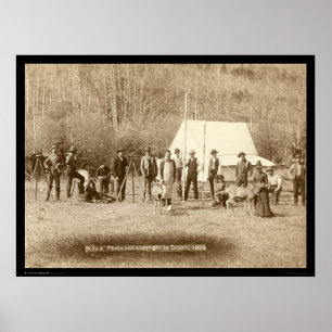 Affiches Corps des ingénieurs et deux cerfs SD 1889