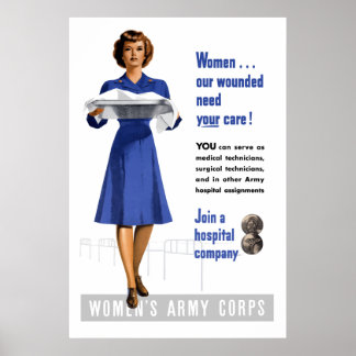 Affiches Corps féminin de l'armée