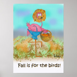 Affiches Correction drôle de citrouille d'humour d'automne