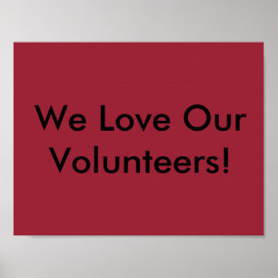 Affiches Correspondance de l'affiche du bénévole