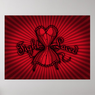 Affiches Corset Tight Laced