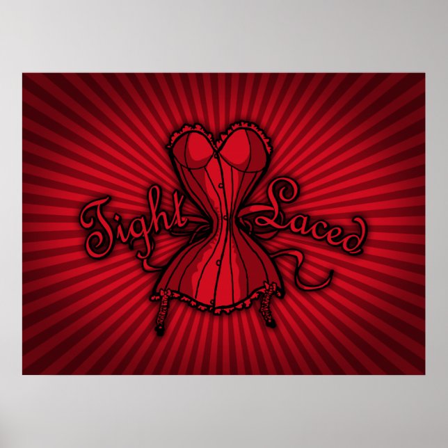 Affiches Corset Tight Laced (Devant)