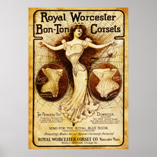 Affiches Corsets royaux de Worcester