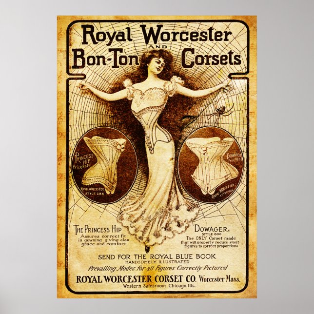 Affiches Corsets royaux Worcester (Devant)