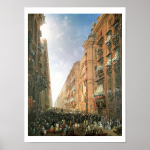 Affiches Cortège de Corpus Christi dedans par
