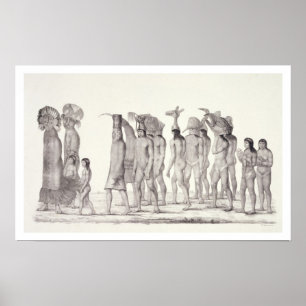 Affiches Cortège de fête du Tecunas, des 'voyages i