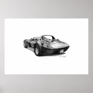 Affiches Corvette Grand Sport