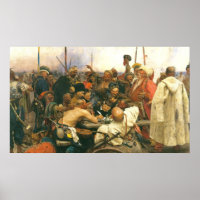 Cosaques zaporozhiens par Ilya Iefimovich Repin