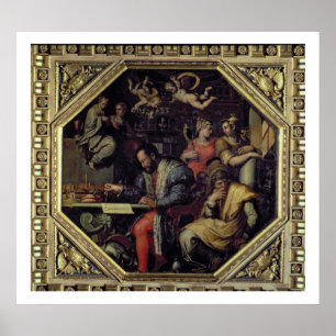 Affiches Cosimo I de' Medici (1519-74) planifie les conques