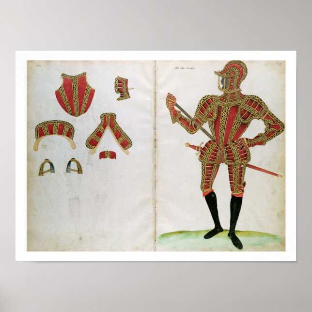 Affiches Costume d'armure pour Lord Compton, de 'An Elizabe (Devant)