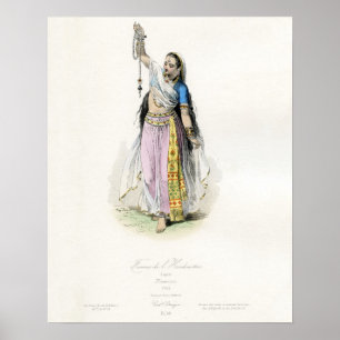 Affiches Costume traditionnel des femmes indiennes