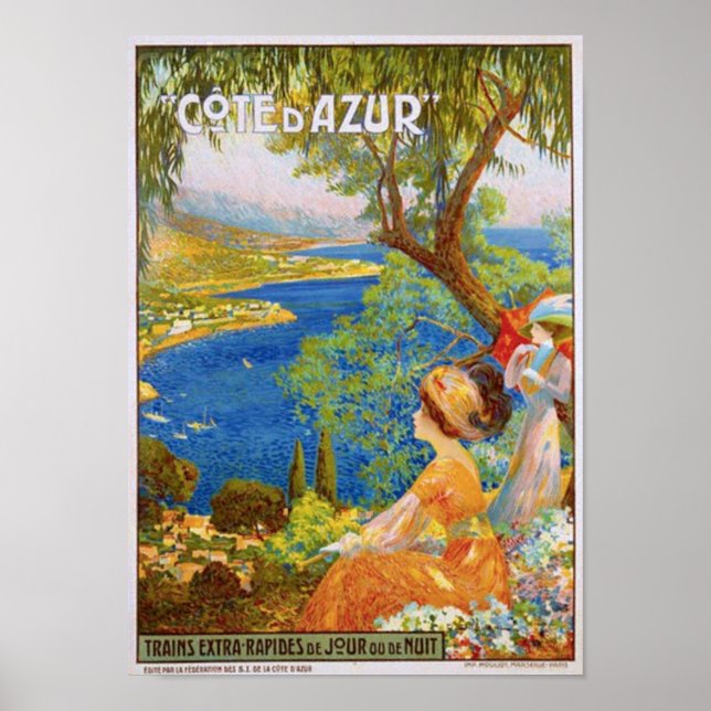 Affiches Côte d'Azur (Devant)