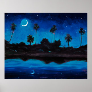 Affiches Côte de la Jungle Nocturne