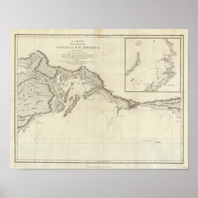 Affiches Côte de l'Amérique du Nord-Ouest 6 (Devant)