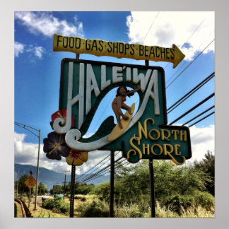 Affiches Côte Nord Oahu Hawaii