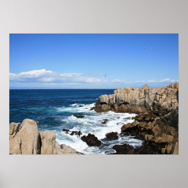 Affiches Côte Pacifique, Falaises Photo (Devant)