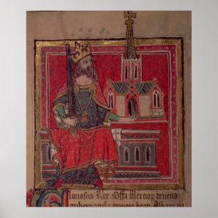 Affiches Cott Nero D VIII Offa, roi de Mercia