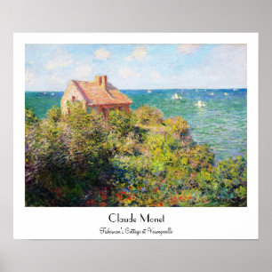 Affiches Cottage pêcheur à Varengeville Claude Monet