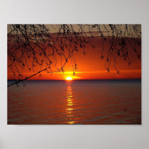 Affiches Couché de soleil des Grands Lacs par Bobby Mikul i