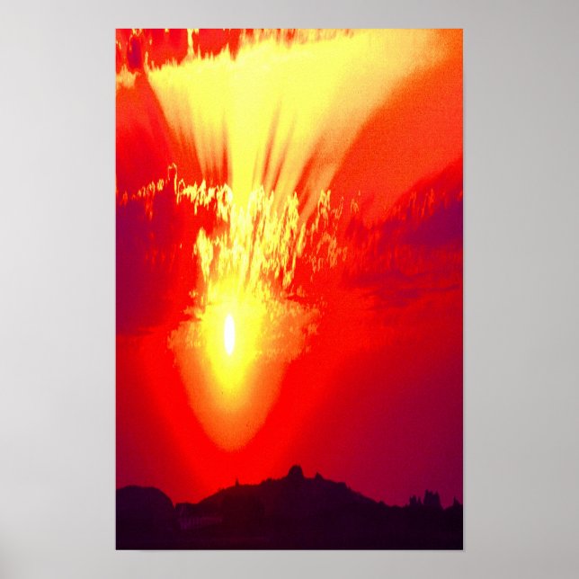 Affiches Coucher de soleil (Devant)