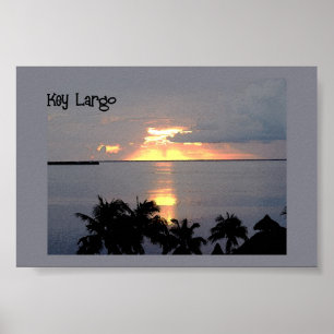 Affiches Coucher de soleil à Key Largo