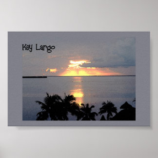Affiches Coucher de soleil à Key Largo