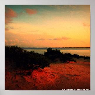 Affiches Coucher de soleil à la crête de Jockey