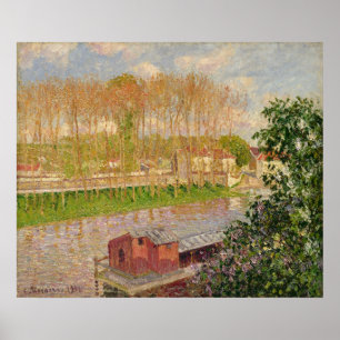Affiches Coucher de soleil à Moret-sur-Loing, 1901